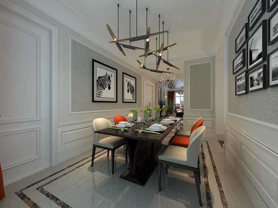 【東易日盛】華潤(rùn)幸福里簡(jiǎn)歐175平米裝修效果圖|室內(nèi)設(shè)計(jì)|空間/建筑|太原東易日盛 - 原創(chuàng)設(shè)計(jì)作品 