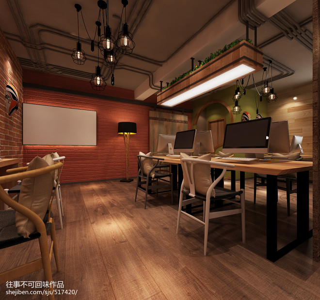 香奢甜貝。定制婚禮工作室-裝修設計效果圖-往事不可回味設計師作品-設計本