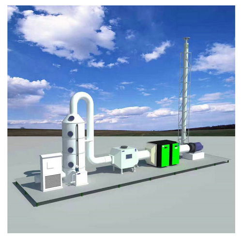 東莞銳林環保提供1萬風量pp噴淋塔,升級食品廠廢氣處理設備